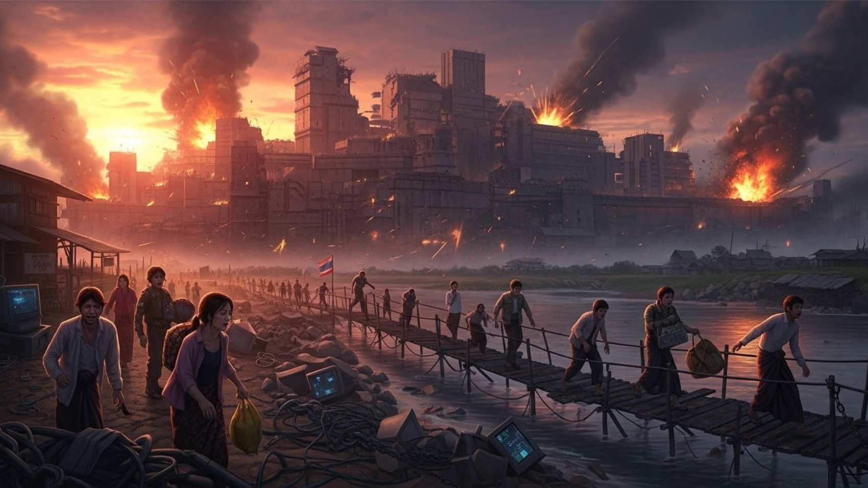 birmanie-demolition-dun-centre-darnaques-geant