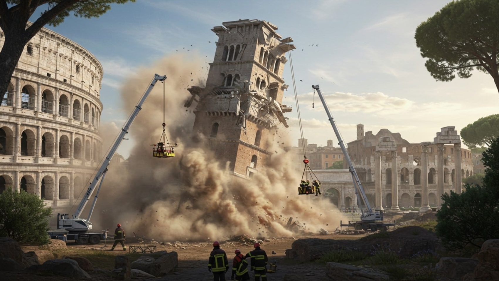 effondrement-torre-dei-conti-rome