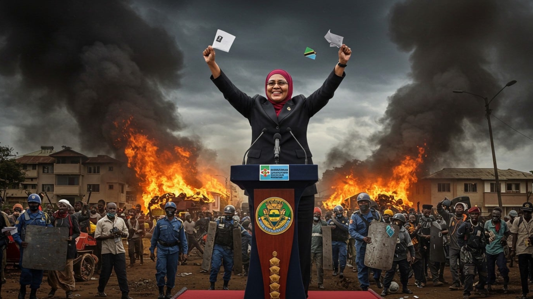 tanzanie-victoire-ecrasante-et-violences-post-electorales