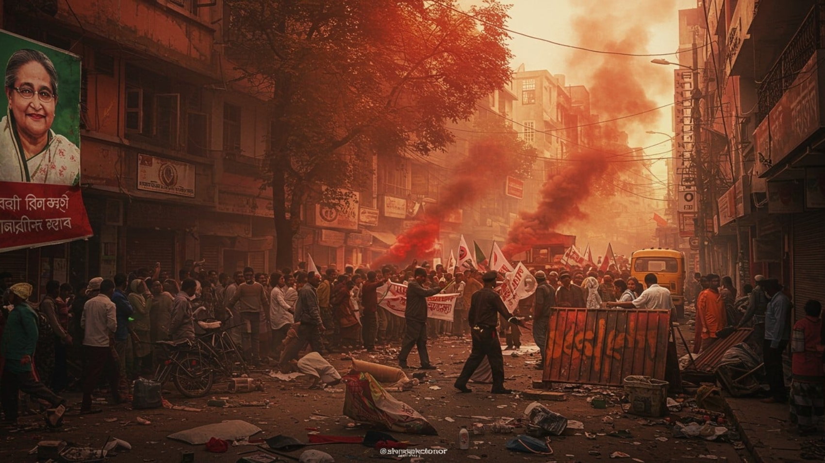 violences-politiques-au-bangladesh-300-morts